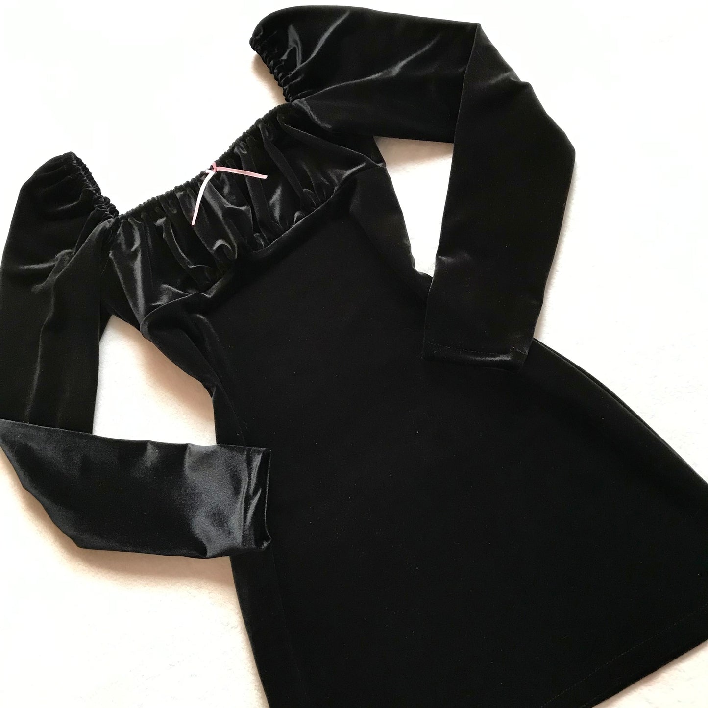 Vestido Merlina Negro Manga Larga (pre order)