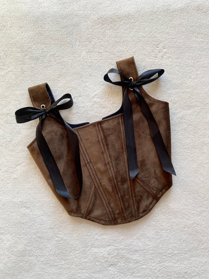 Corset Jade Felpa Cafe (pre order)