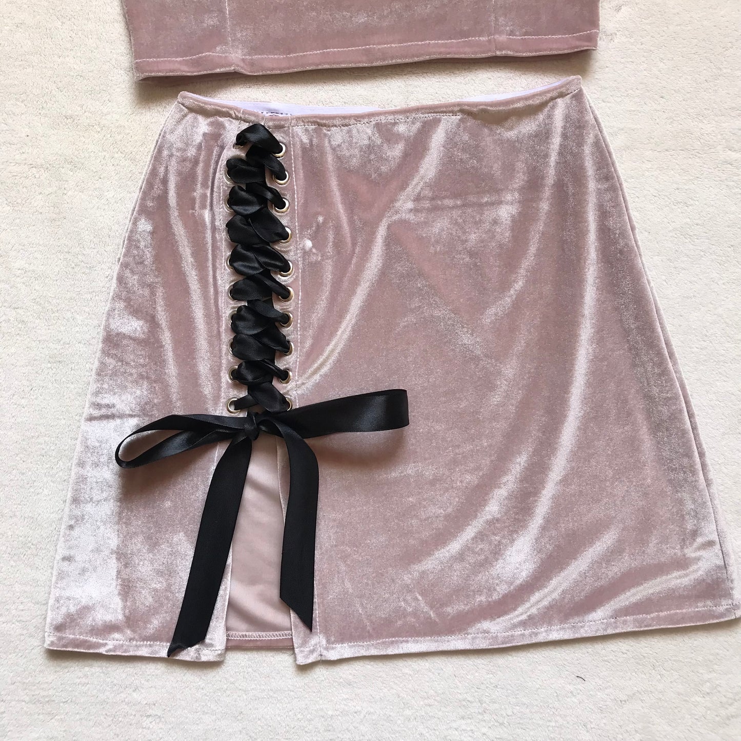 Conjunto Twice Crop Rosa (pre order)