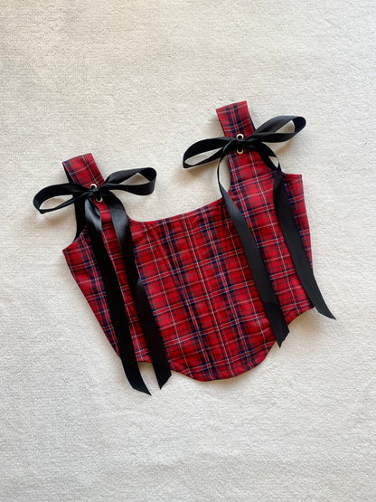 Corset Jade Tartan (pre order)