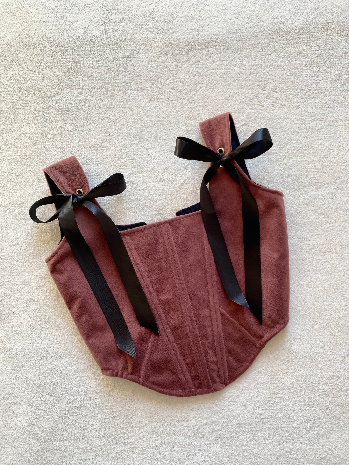 Corset Jade Felpa Rosa Envejecido (pre order)