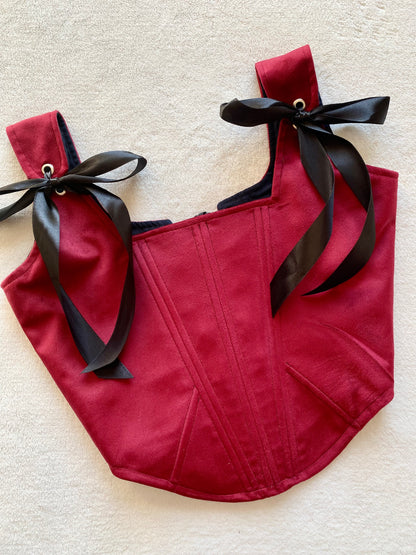 Corset Jade Felpa Burdeo (pre order)