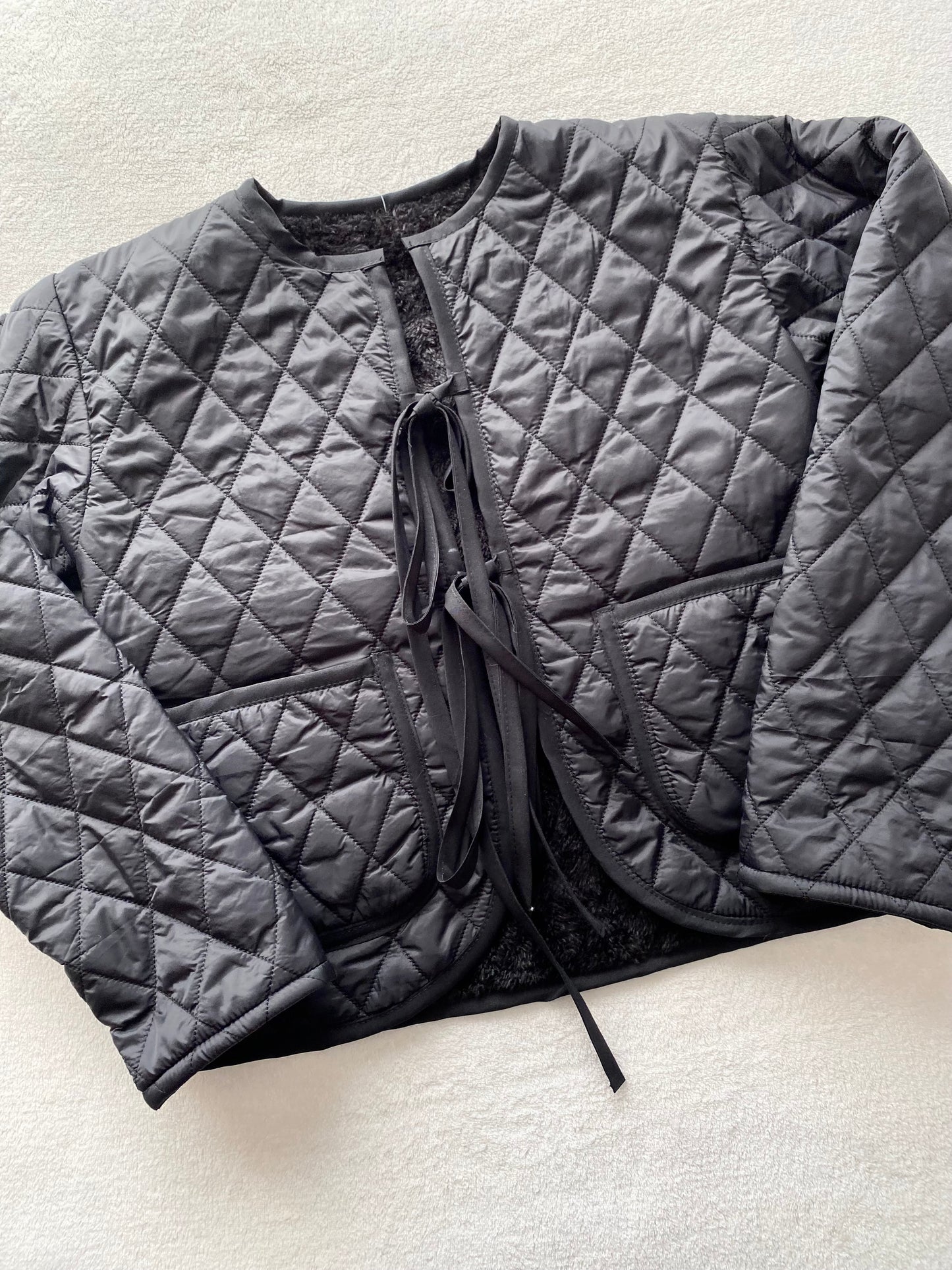 Cazadora Quilted Negra (pre order)