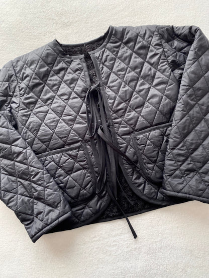 Cazadora Quilted Negra (pre order)