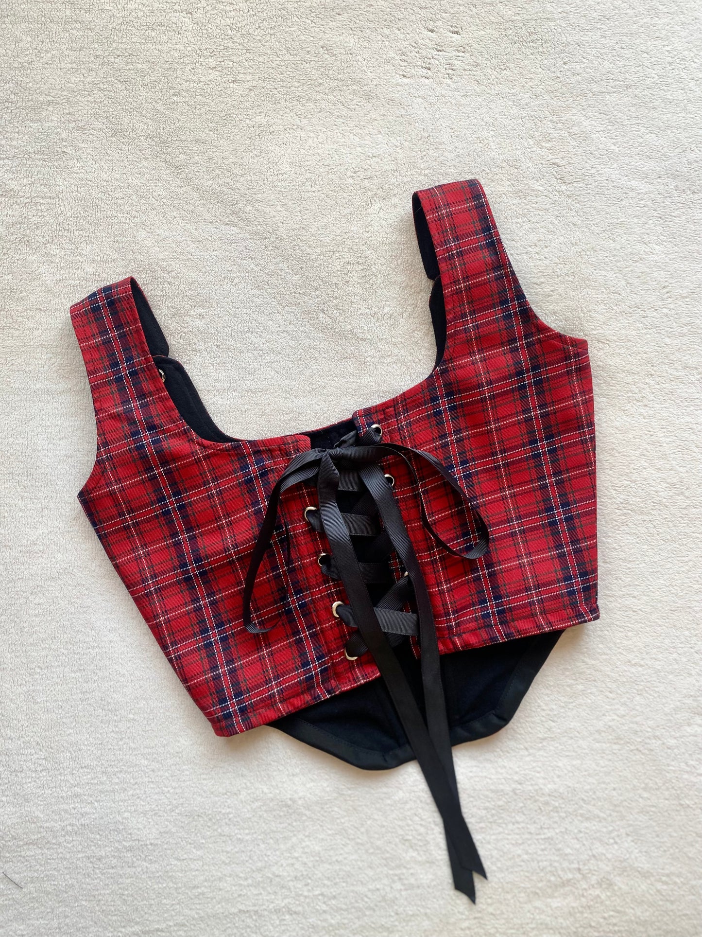 Corset Jade Tartan (pre order)