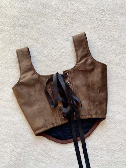 Corset Jade Felpa Cafe (pre order)