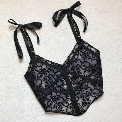 Corset Encaje Argollas (pre order)