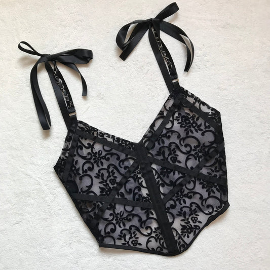 Corset Encaje Argollas (pre order)