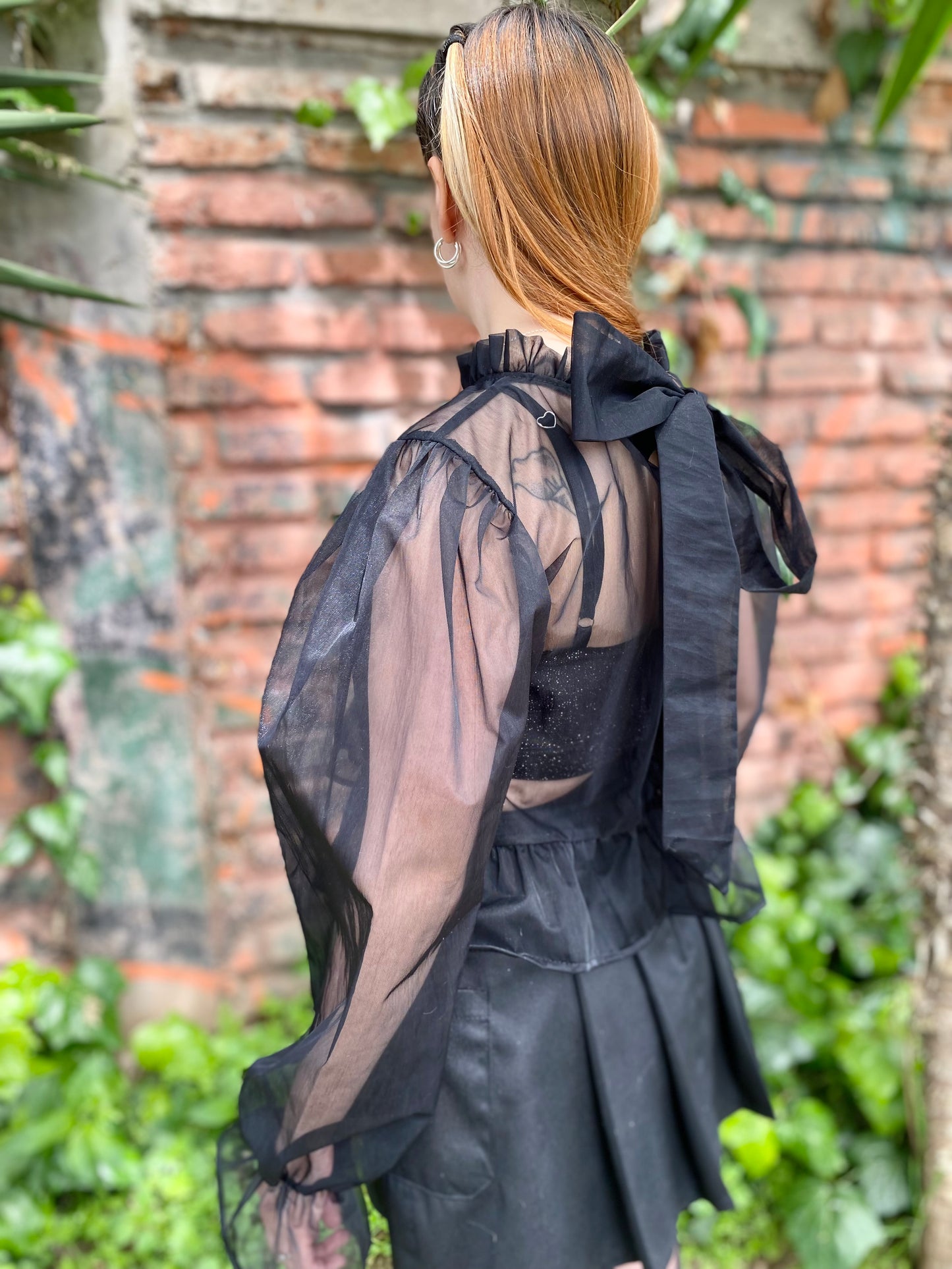 Blusa traslucida (pre order)