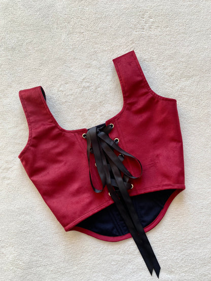 Corset Jade Felpa Burdeo (pre order)