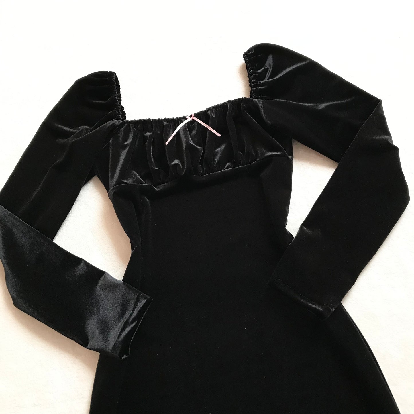 Vestido Merlina Negro Manga Larga (pre order)