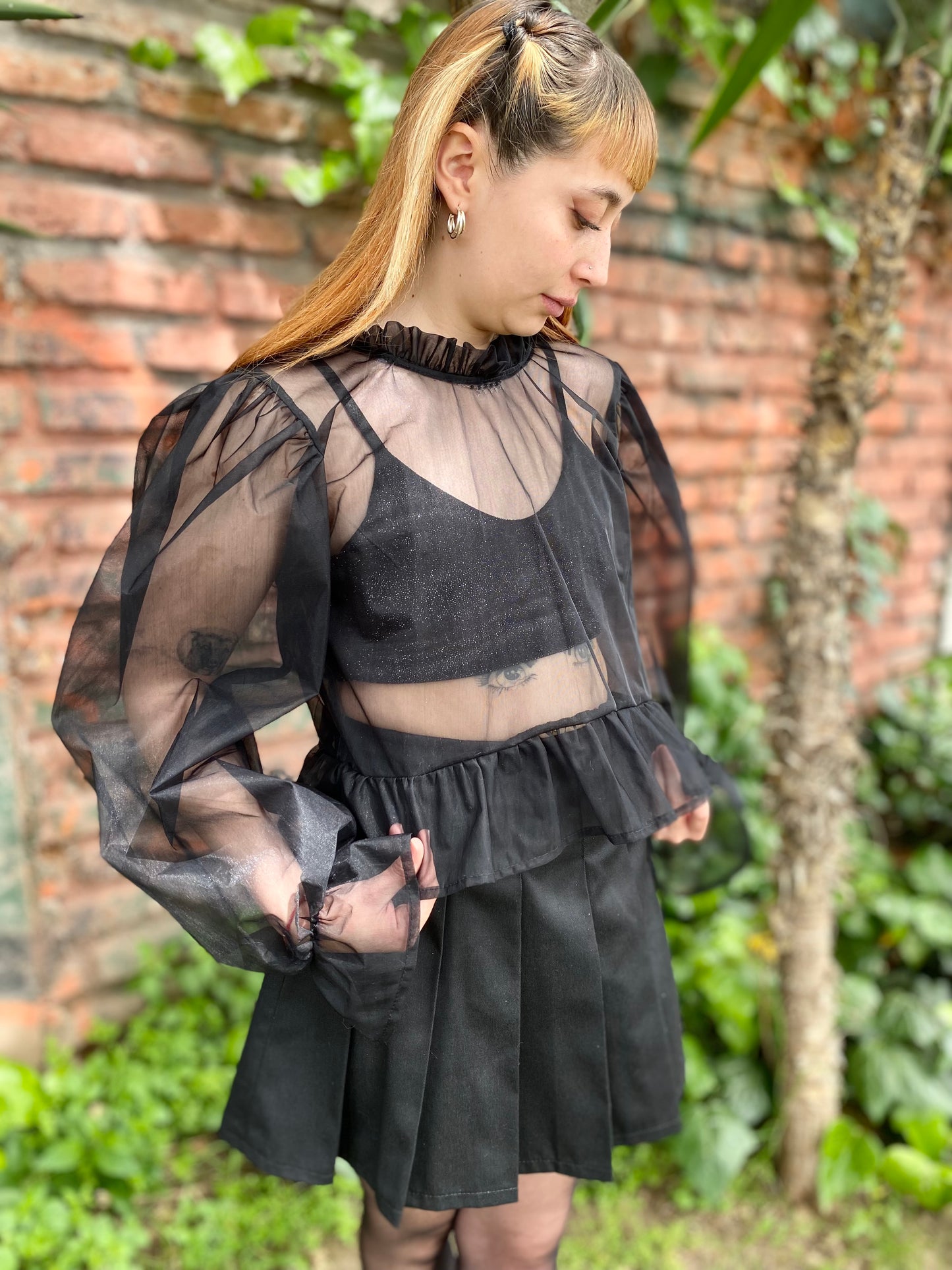 Blusa traslucida (pre order)