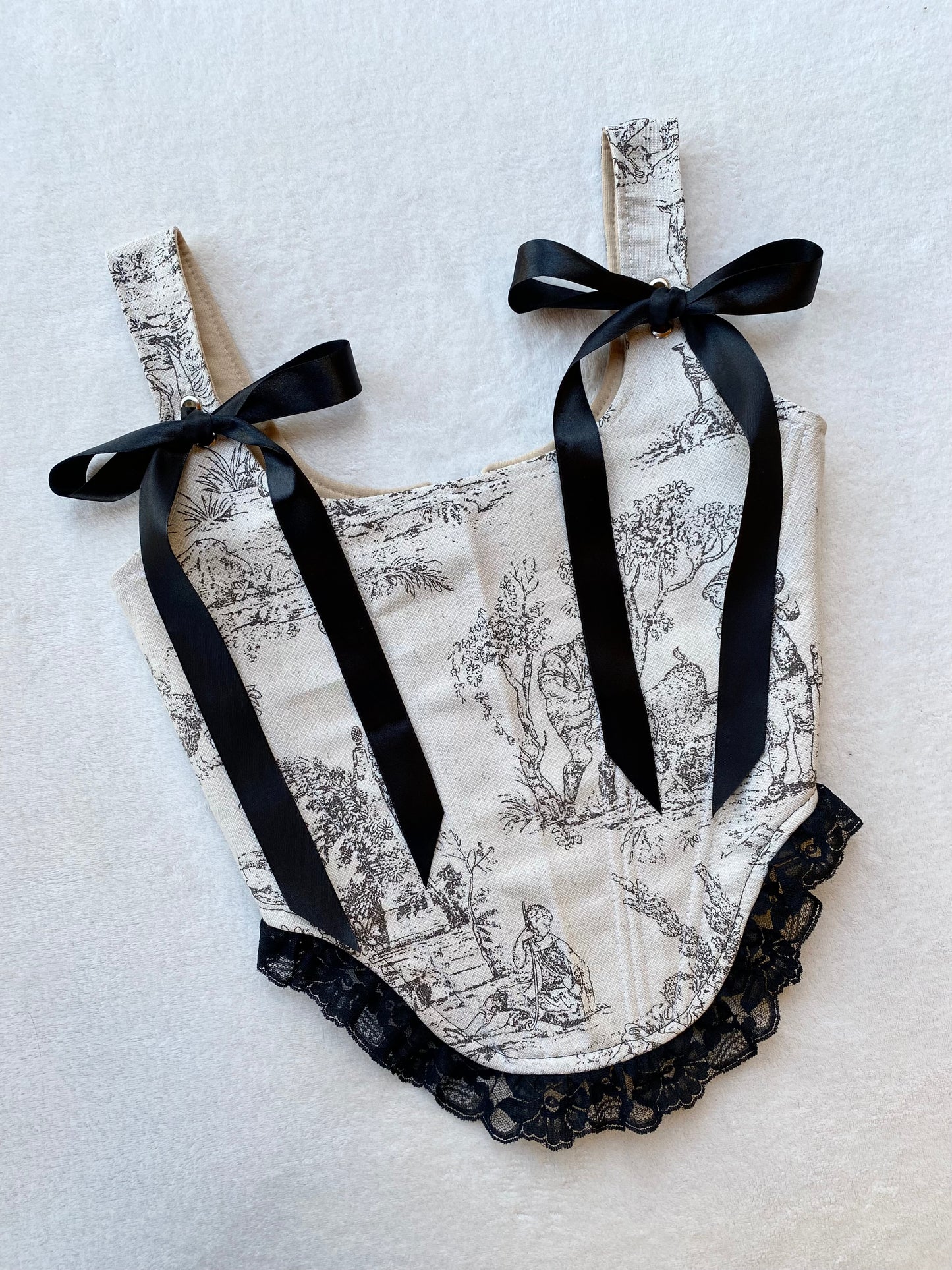 Corset Luna Toile Negro (pre order)