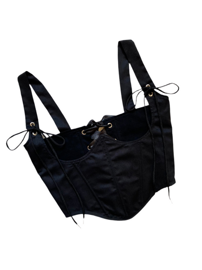 Corset Underbust Negro (pre order)