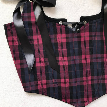 Corset Azumi Cuadrillé Burdeo (pre order)