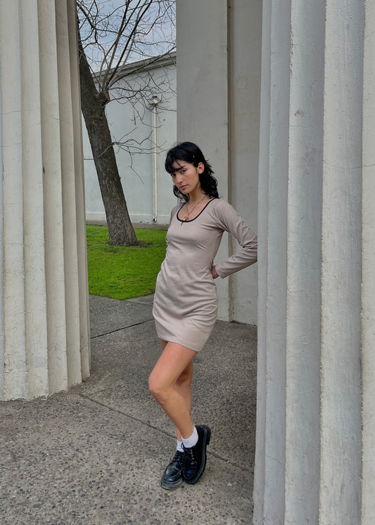 Vestido Olivia Beige (pre order)