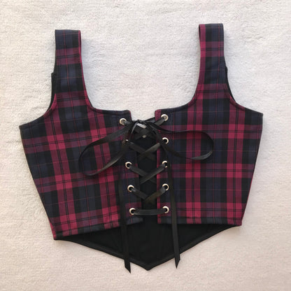 Corset Azumi Cuadrillé Burdeo (pre order)