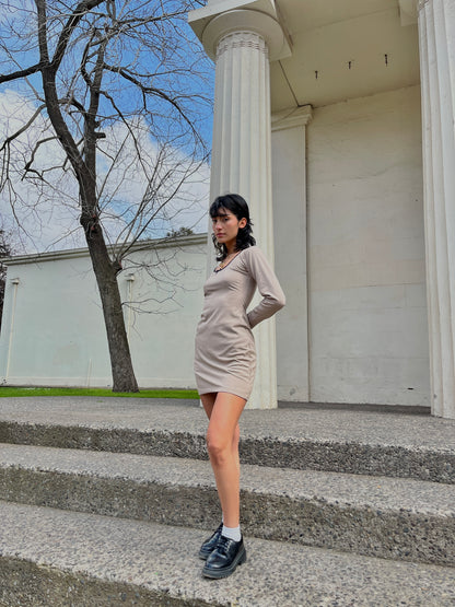 Vestido Olivia Beige (pre order)