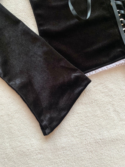 Polera Manga Larga Negra