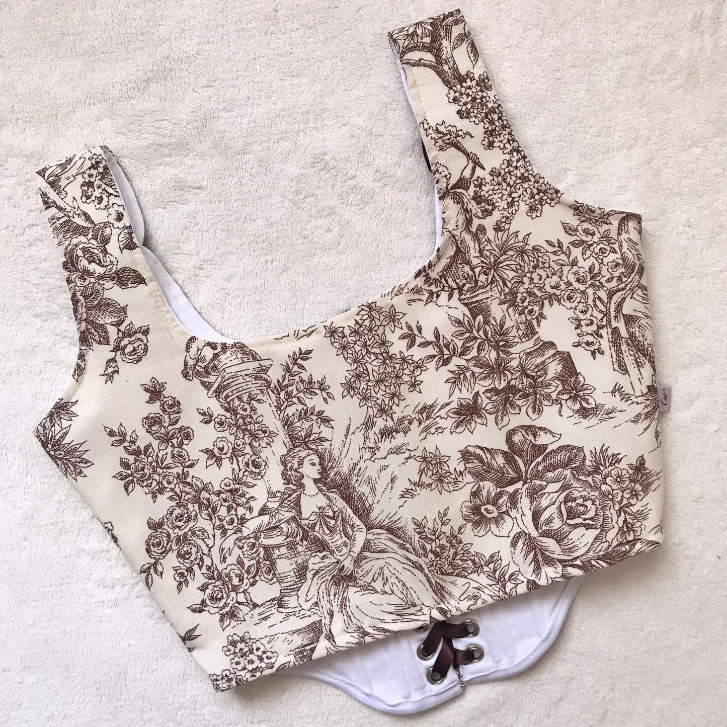 Corset Emily Toile Cafe  (pre order)