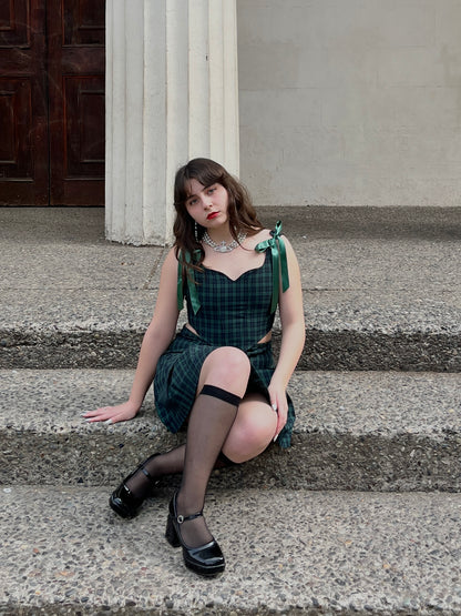 Conjunto Azumi Cuadrillé Verde (pre order)