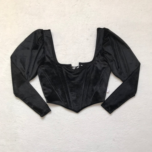 Corset Azumi Negro Manga Larga (pre order)