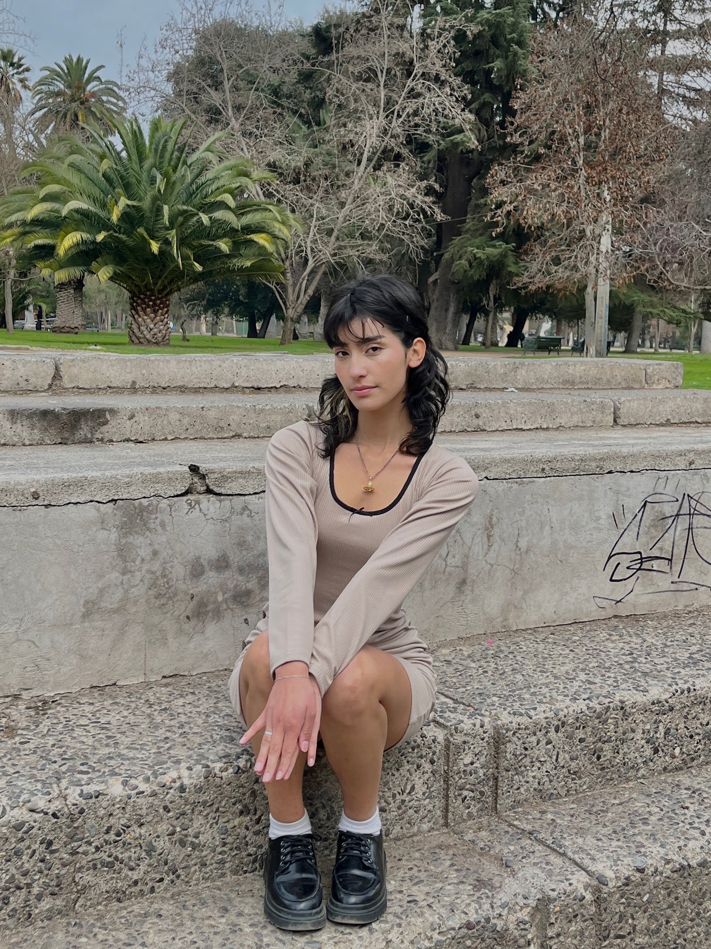 Vestido Olivia Beige (pre order)