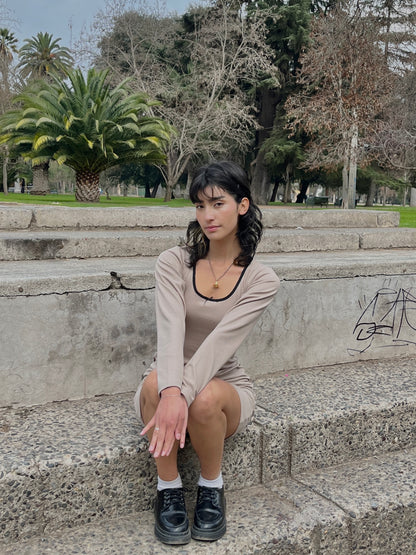 Vestido Olivia Beige (pre order)