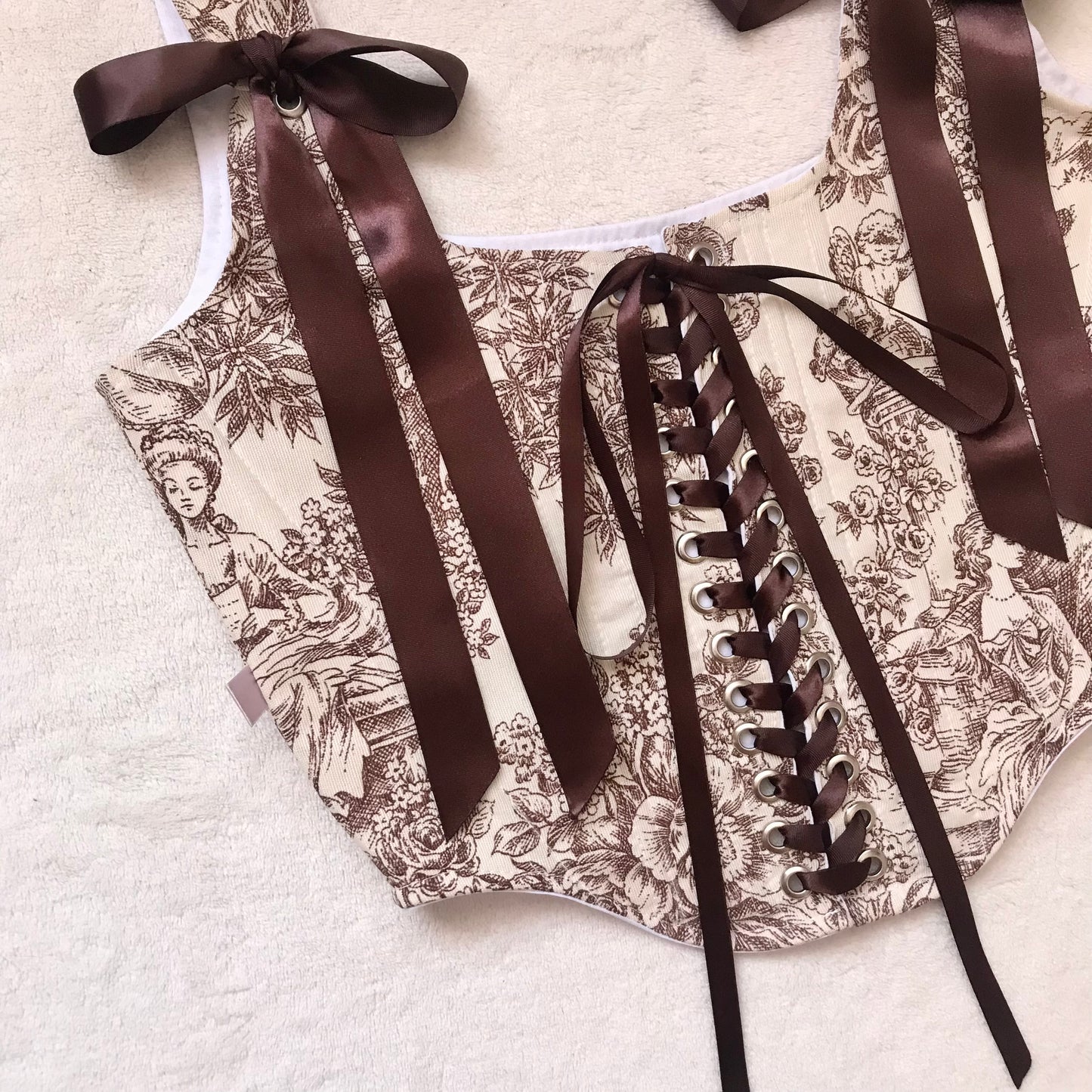 Corset Emily Toile Cafe  (pre order)