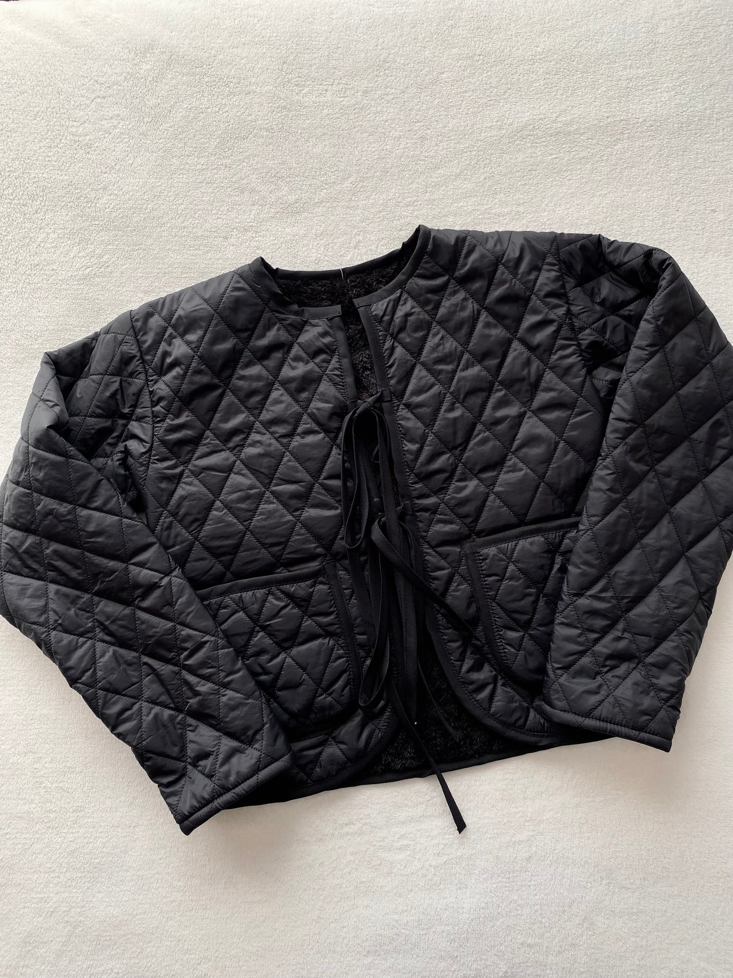 Cazadora Quilted Negra (pre order)