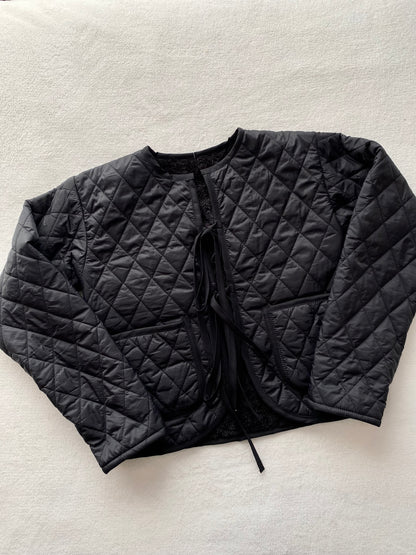 Cazadora Quilted Negra (pre order)