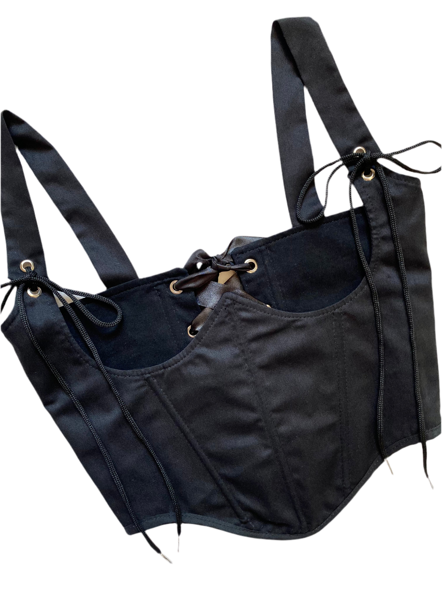Corset Underbust Negro (pre order)