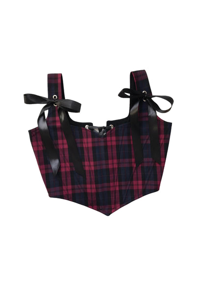 Conjunto Azai Cuadrillé Burdeo (pre order)